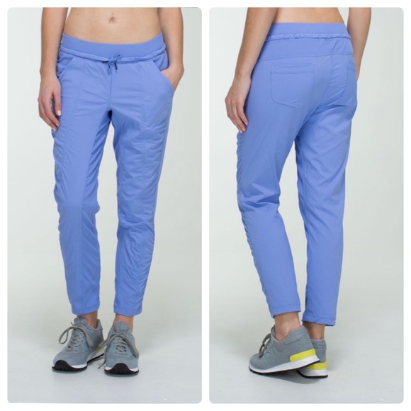 lululemon athletica Pants - Lululemon Street To Studio Pant Lined Lullaby Blue Size 6